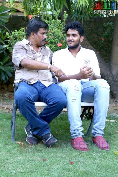 Director K Selvabarathy and Actor Yuvan Firose Khan at the Kadhalai Thavira Verondrumillai Press Meet