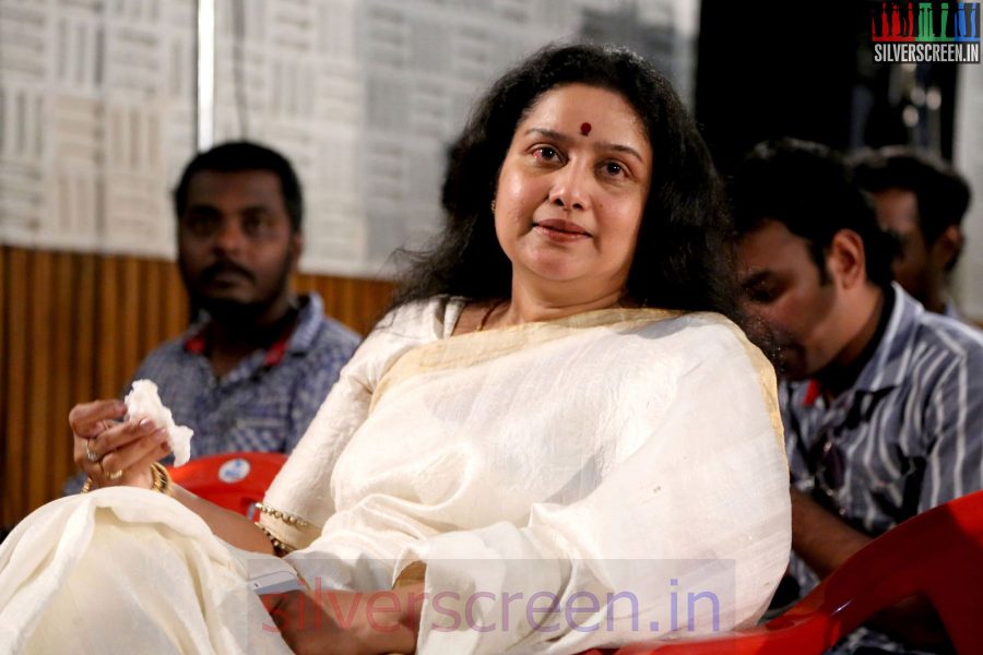 Actress Tulasi Shivamani at the Karthikeyan Movie Audio Launch