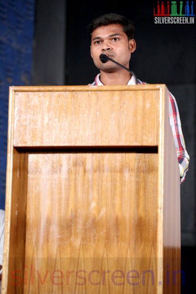 Lyricist Mani Amudhuvan at the Karthikeyan Movie Audio Launch
