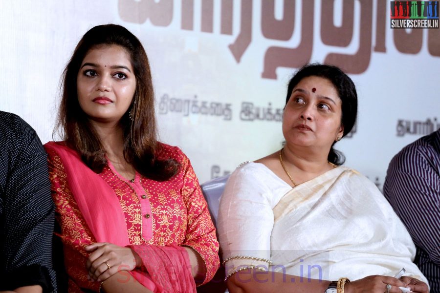Actress Swathi Reddy and Tulasi Shivamani at the Karthikeyan Movie Audio Launch