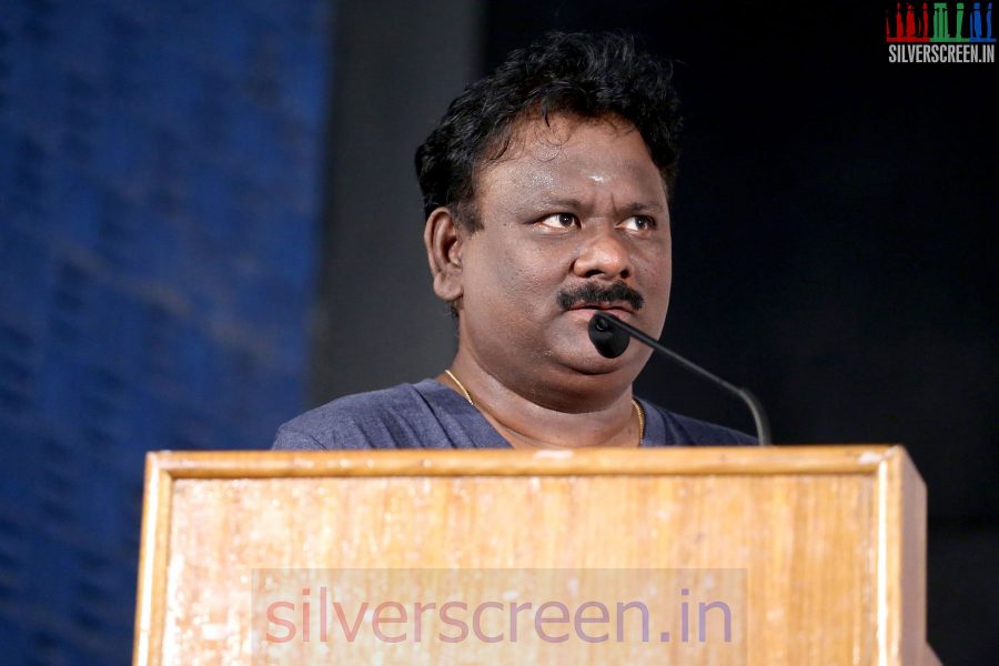 Director R Madhesh at the Karthikeyan Movie Audio Launch