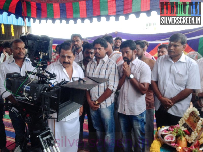 Actor Karthi Komban Movie Pooja Stills