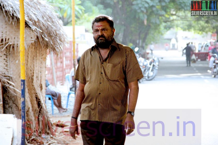 Producer PL Thenappan at Director Ramanarayanan's Funeral