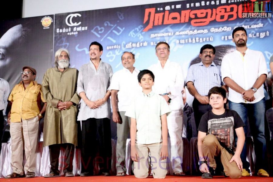 Actor Abhinay Vaddi, Suhasini, Sarath Babu, Nizhalgal Ravi at the Ramanujam Movie Press Meet