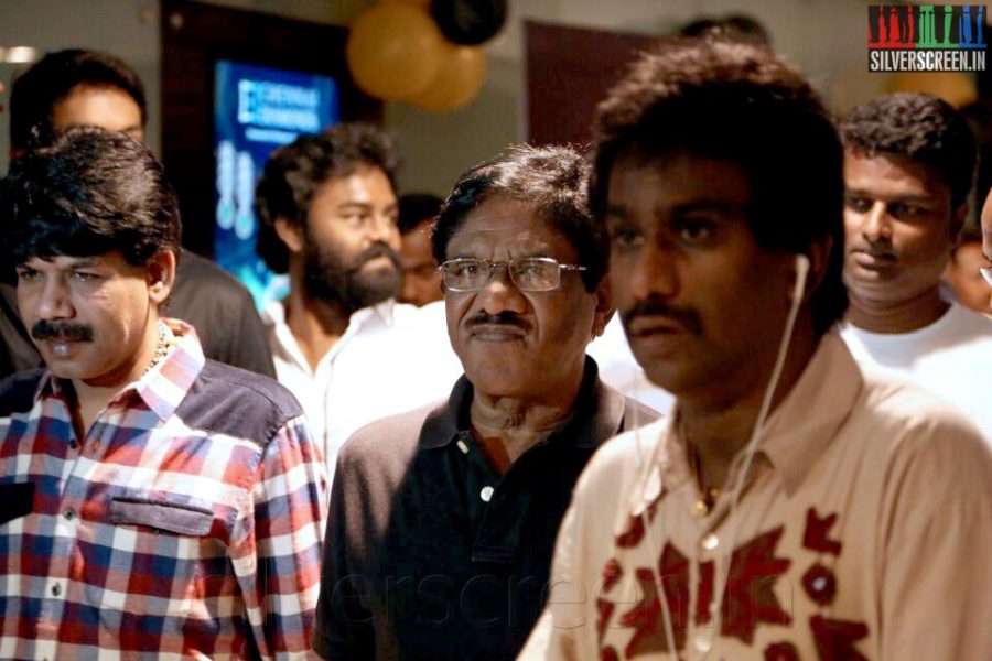 Director Bala and Bharathiraja at Salim Movie Audio Launch