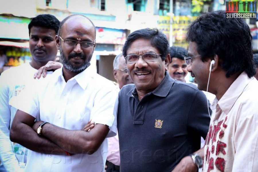 Director Bharathiraja at Salim Movie Audio Launch