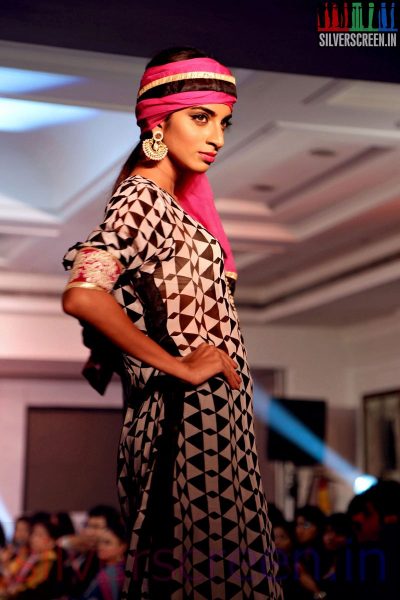 Sahithya Jagannathan at the Madras Couture Fashion Week 2014 organised by Jupiter Events on June 20, 21 at Radisson Blu