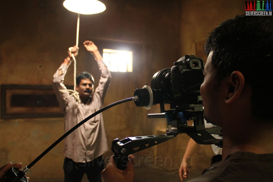 on the sets of The Quest (Movie Stills)