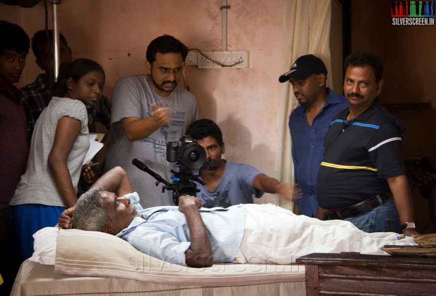 Director RS Prasanna on the sets of The Quest (Movie Stills)