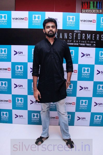 Director Balaji Mohan at Transformers 4 (Or Transformers: Age of Extinction) Premier