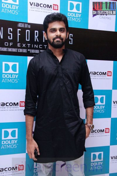 Director Balaji Mohan at Transformers 4 (Or Transformers: Age of Extinction) Premier