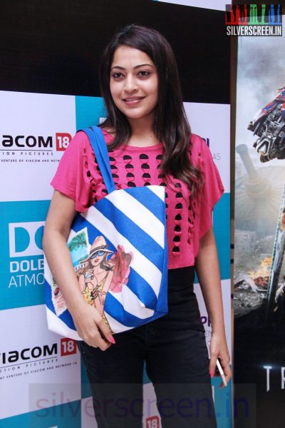 VJ Ramya at Transformers 4 (Or Transformers: Age of Extinction) Premier