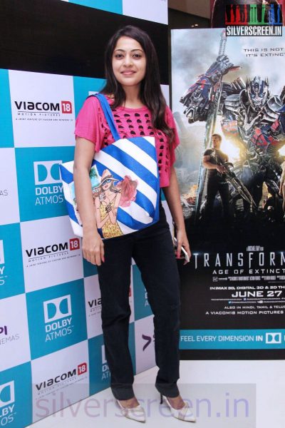 VJ Ramya at Transformers 4 (Or Transformers: Age of Extinction) Premier