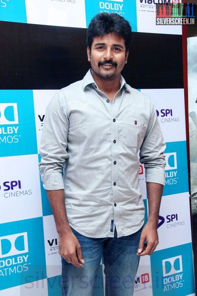 Actor Sivakarthikeyan at Transformers 4 (Or Transformers: Age of Extinction) Premier