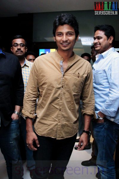 Actor Jiiva (Or Jeeva) at Transformers 4 (Or Transformers: Age of Extinction) Premier