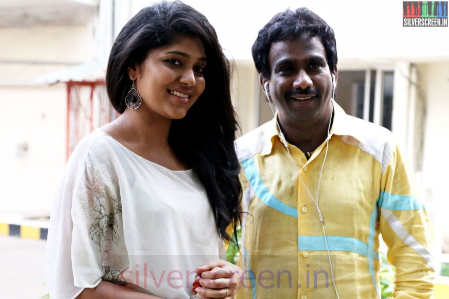 Actress Samyuktha Hornad, Nikil Murugan at the Un Samayal Arayil Press Meet