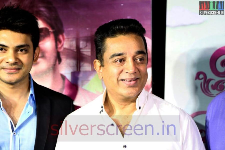Actor Kamal Haasan, Sethu at Valeba Raja (Or Vaaliba Raja) Audio Launch