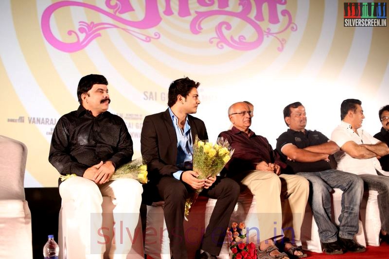 Actor Powerstar Srinivasan, Sethu, Kamal Haasan, Director KV Anand at Valeba Raja (Or Vaaliba Raja) Audio Launch