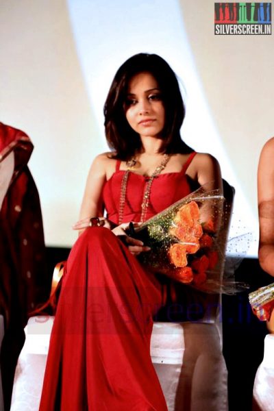 Actress Nushrat Bharucha at Valeba Raja (Or Vaaliba Raja) Audio Launch