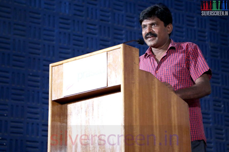 Lyricist Annamalai at the Vilaasam Press Meet