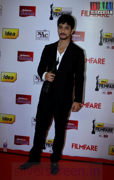 Actor Gautham Karthuik at 61st Filmfare Awards 2014