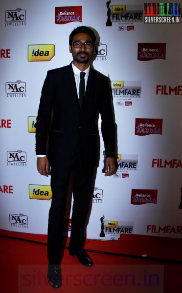 Actor Dhanush at 61st Filmfare Awards 2014