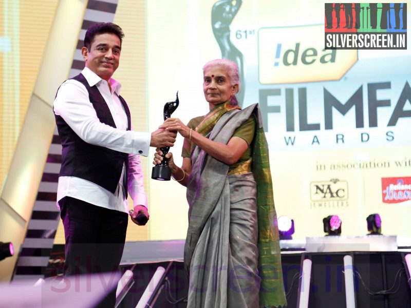 Actor Kamal Haasan at 61st Filmfare Awards 2014