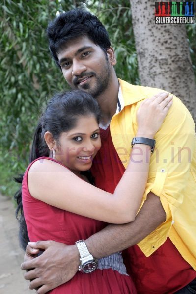 Actor Nirmal and Actress Divya in 8MM Movie Stills