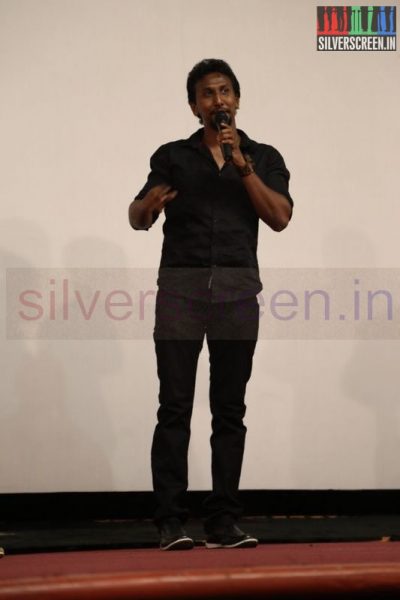 Actor Gokulnath at Aaaah Trailer Launch Event