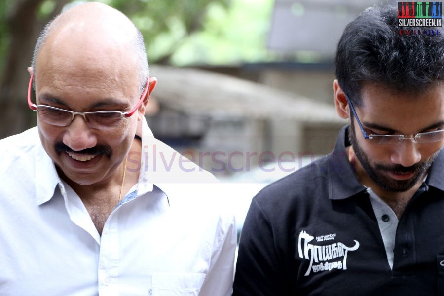 Actor Sathyaraj and Sibiraj at Blue Cross for an Adoption Event