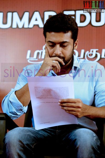 Actor Suriya at the Agaram Event (Sivakumar Educational Trust)