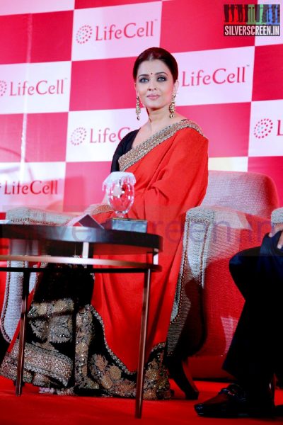Actress Aishwarya Rai launching Lifecell's Public Stem Cell Bank in Chennai