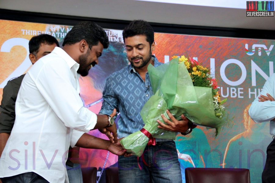 Actor Suriya at Anjaan Teaser Success Meet
