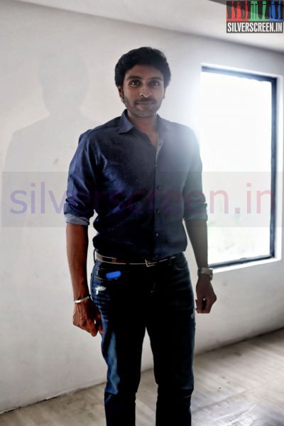 Actor Vikram Prabhu at the Arima Nambi post-release Press Meet