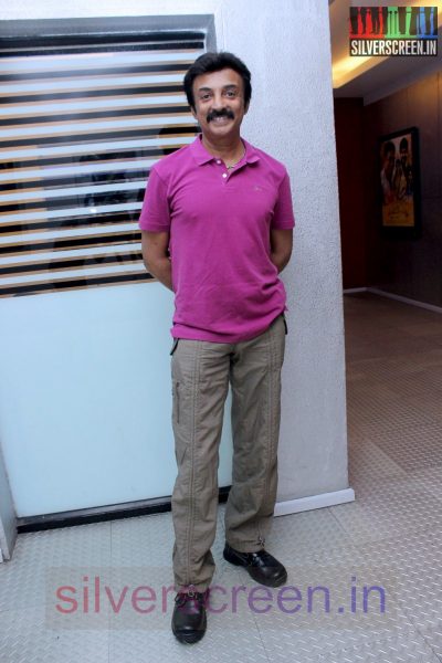 Actor Mohan at Sathuranga Vettai Premiere Show