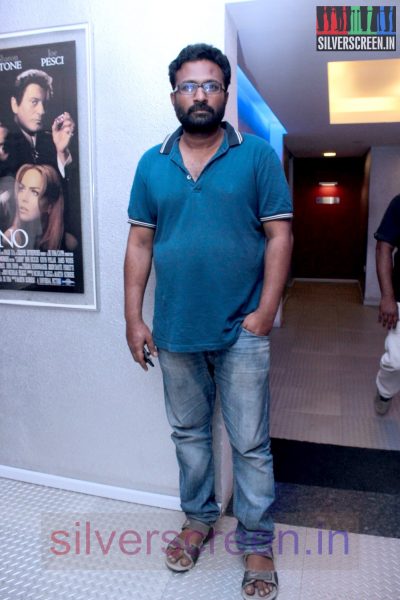 Director Ram at Sathuranga Vettai Premiere Show