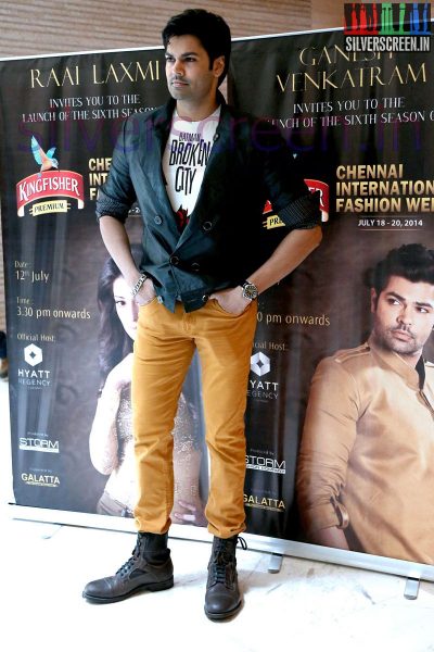 Actor Ganesh Venkatraman at the CFIW 2014 Kingfisher Premium 6th Chennai International Fashion Week