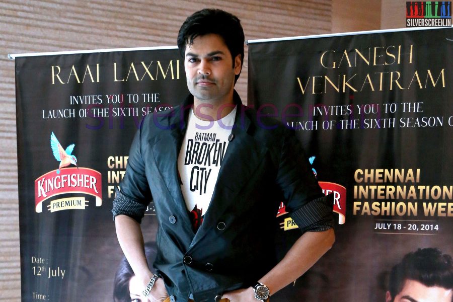 Actor Ganesh Venkatraman at the CFIW 2014 Kingfisher Premium 6th Chennai International Fashion Week