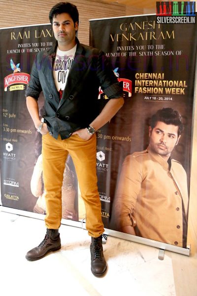 Actor Ganesh Venkatraman at the CFIW 2014 Kingfisher Premium 6th Chennai International Fashion Week