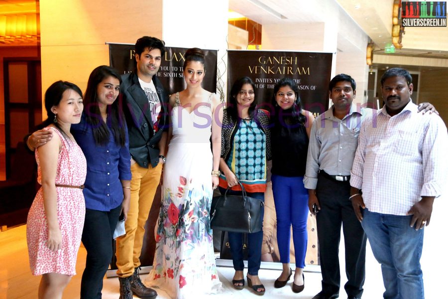 Actor Ganesh Venkatraman and Actress Raai Laxmi at the CFIW 2014 Kingfisher Premium 6th Chennai International Fashion Week