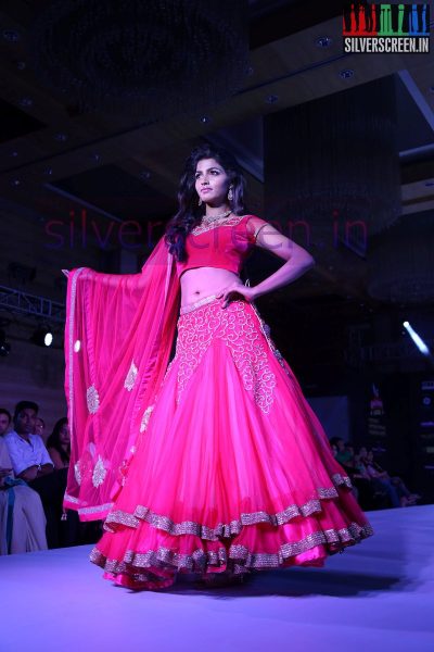 Actress Dhansika at the Chennai International Fashion Week CIFW 2014 Day One