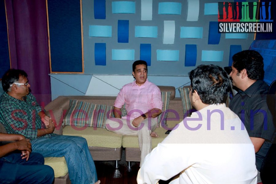 Actor Kamal Haasan at Drishyam Remake Pooja Function
