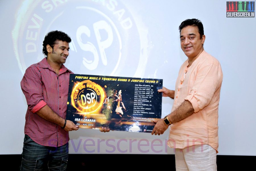 Actor Kamal Haasan and Music Director Devi Sri Prasad reveals the poster of USA Canada tour