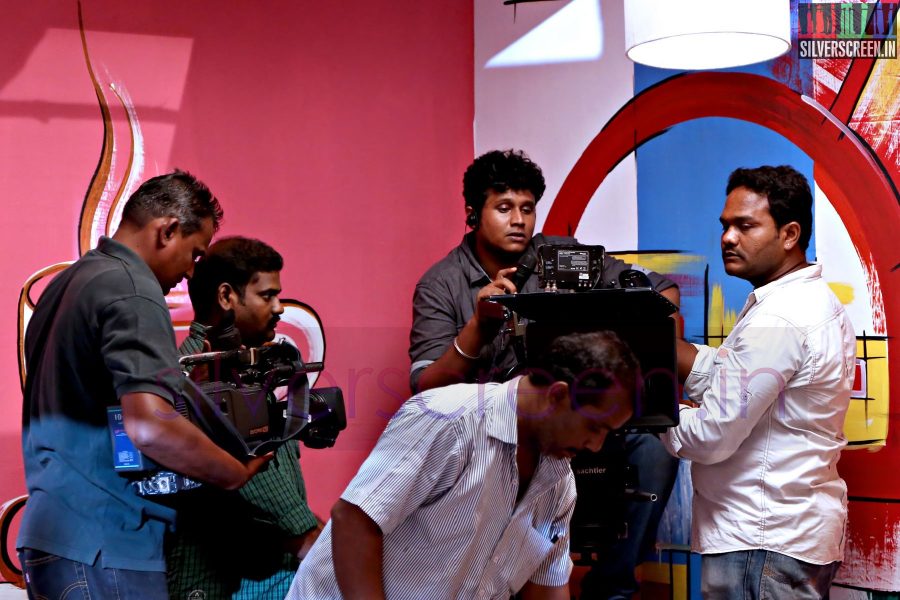 Cinematographer Dinesh Krishnan at Kappal Shooting Spot