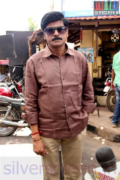 Producer V Swaminathan at Lakshmi Movie Makers Production No.27 (Or Jayam Ravi Suraj Untitled Film)