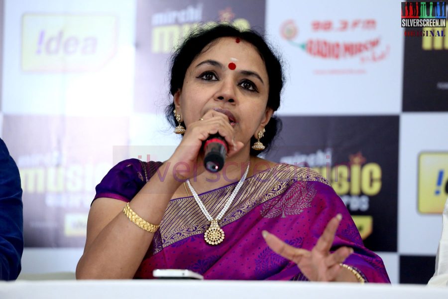 Singer Sudha Ragunathan at Mirchi Music Awards 2013 - Grand Jury Meet Event