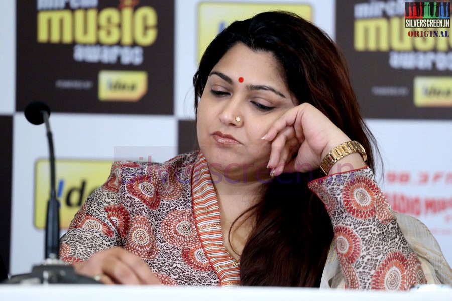 Actress Kushboo at Mirchi Music Awards 2013 - Grand Jury Meet Event
