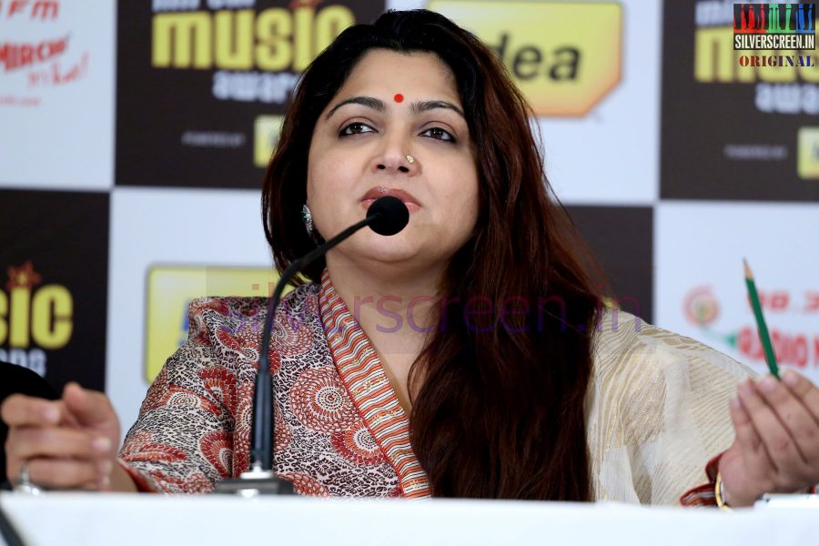 Actress Kushboo at Mirchi Music Awards 2013 - Grand Jury Meet Event