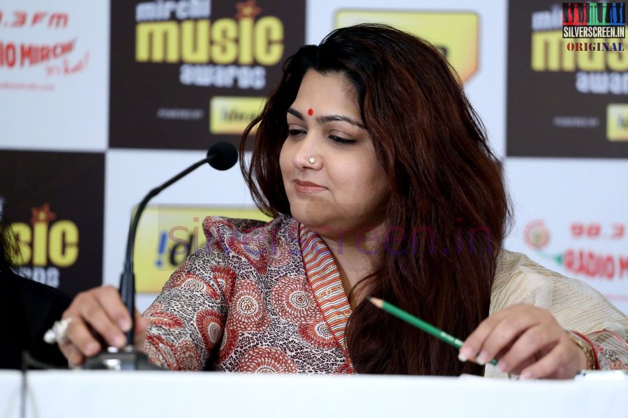 Actress Kushboo at Mirchi Music Awards 2013 - Grand Jury Meet Event