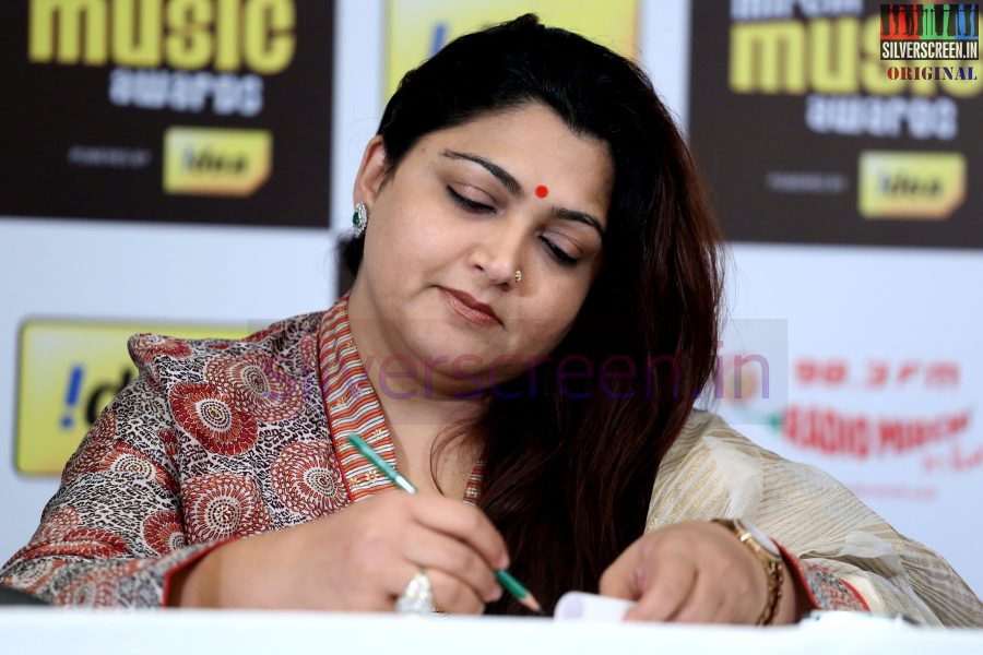 Actress Kushboo at Mirchi Music Awards 2013 - Grand Jury Meet Event